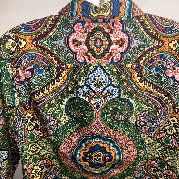 R & G London-vintage gorgeous button up paisley blouse! SUCH A UNIQUE FI… - Picture 7 of 7